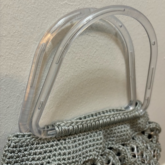 handmade crocheted recycled soda pop can tab purse - Picture 3 of 4